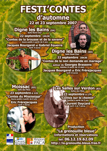 affiche du Festi'Contes d'automne 2007