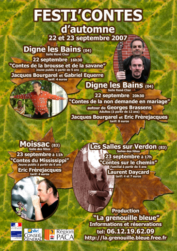 affiche du Festi'Contes d'automne 2007